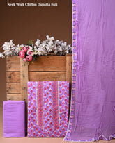 Cotton Suit with Gota Patti Work & Chiffon Dupatta – Ethnic Wear for Women